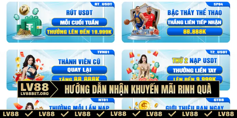 Hướng dẫn nhận khuyến mãi