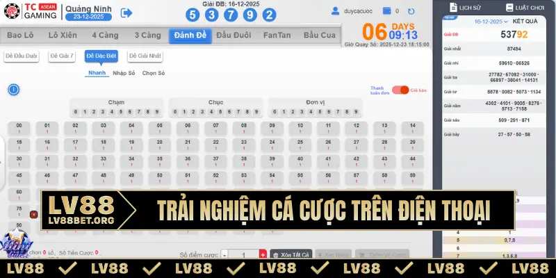 Trải nghiệm cá cược trên điện thoại